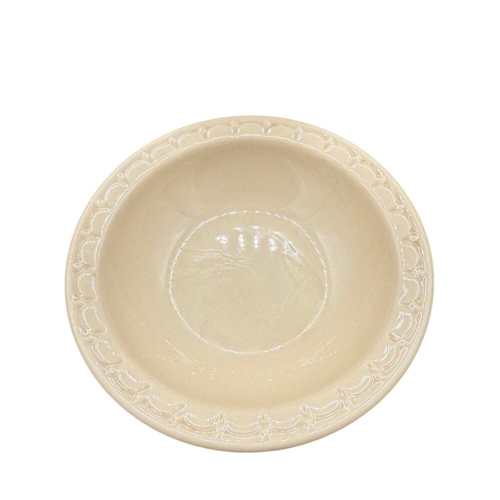 Set Of 7 Vintage Syracuse China U.S.A. serving Bowls beige - Picture 2 of 3